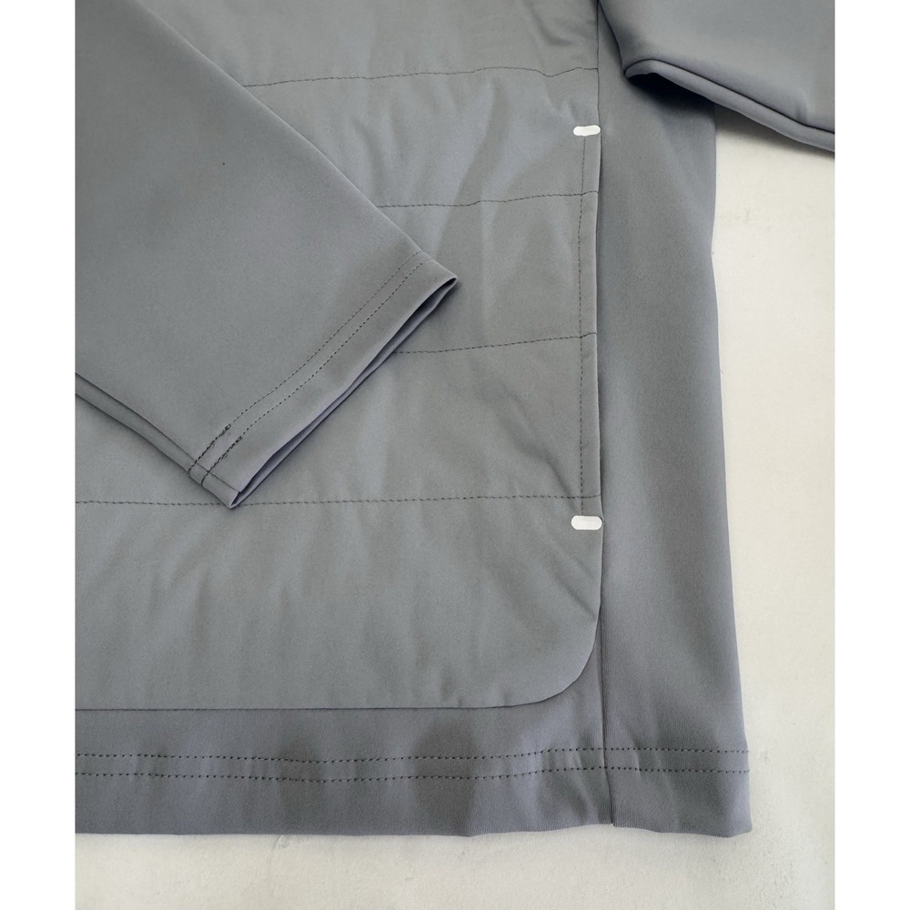 NWT Peter Millar Bond Elite Crewneck Golf Pullover Gale Gray Men's XL - Picture 8 of 13